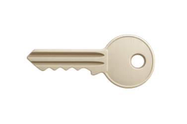 Dit is een gewone sleutel.